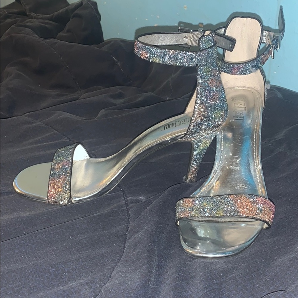 Sparkly prom heels! Multi colored